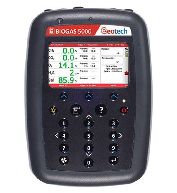 UPERCRETs-Geotech’s BIOGAS 5000 Portable Biogas Analyser